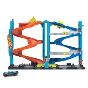 Hot Wheels City Transforming Race Tower Play Set