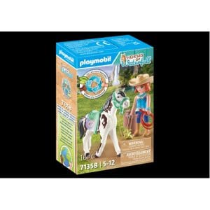 PLAYMOBIL 71358 Horses of Waterfall - Feeding Time with Ellie and Sawdust