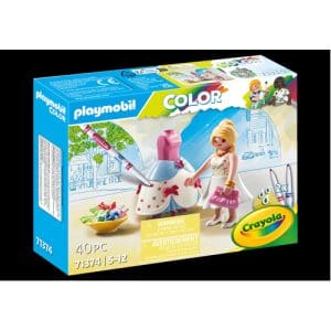 PLAYMOBIL 71374 Color: Fashion Show Designer with colourful water-soluble markers