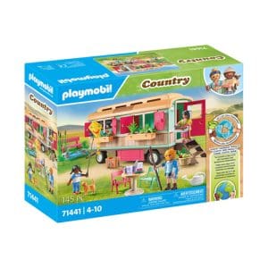 PLAYMOBIL 71441 Country: Cosy Train Cafe with Vegetable Garden