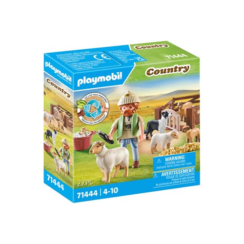 PLAYMOBIL 71444 Country: Young Shepherd with Flock of Sheep