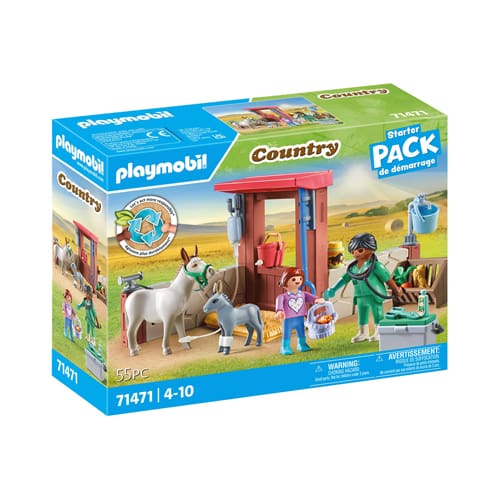 PLAYMOBIL 71471 Country: Farmyard Veterinarian Starter Pack