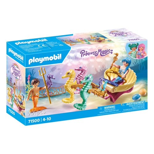 PLAYMOBIL 71500 Princess Magic: Mermaid with Seahorse Carriage