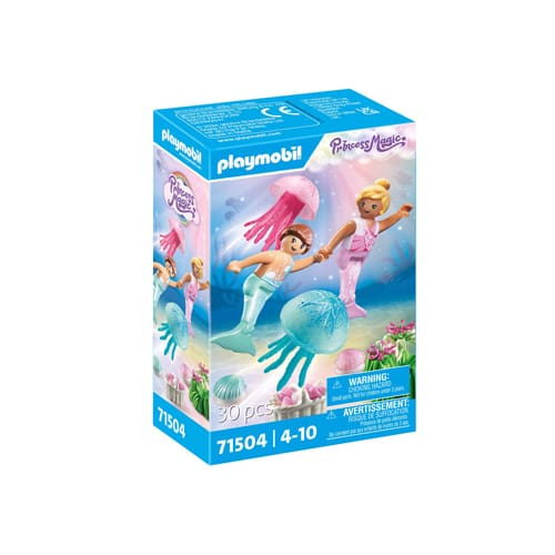 PLAYMOBIL 71504 Princess Magic: Mermaid Children with Jellyfish