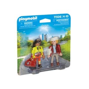 PLAYMOBIL 71506 Medic with Injured Person DuoPack