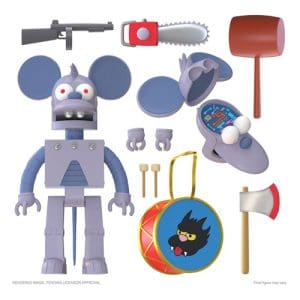The Simpsons Ultimates Action Figure Robot Itchy 18 cm