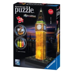 *A Grade* Big Ben Night Edition 3D Puzzle, 216pc