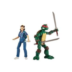 Bandai: 2 Pack Action Figure VS - TMNT vs Stranger Things (Leonardo & Eleven)