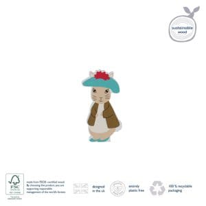 Benjamin Bunny Wooden Character