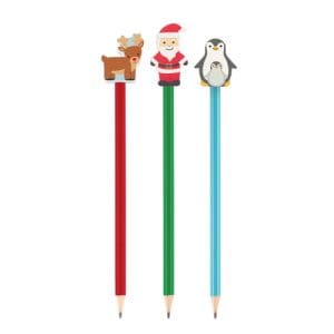 Christmas Pack of Three Pencil