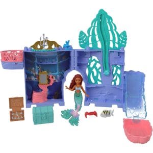 Little Mermaid Small Dolls Mermaid Grotto Play Set