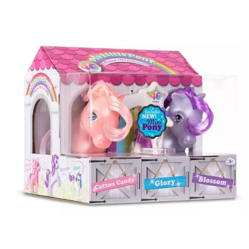 My Little Pony 40th Anniversary Collector Pack (Blossom. Cotton Candy & Mini Glory) My Little Pony 40th Anniversary Collector Pack (Blossom. Cotton Candy & Mini Glory)