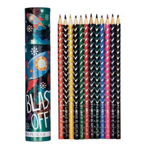 Rocket Pack of 12 Pencils