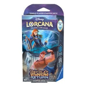 Disney Lorcana Trading Card Game: Ursula's Return Starter Deck - Sapphire and Steel