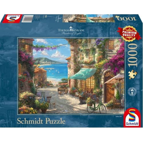*A Grade* Thomas Kinkade: Café on the Italian Riviera (1000 pieces) *A Grade* Thomas Kinkade: Café on the Italian Riviera (1000 pieces)