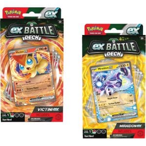 Pokemon TCG: Miraidon and Victini ex Battle Decks 2-Set