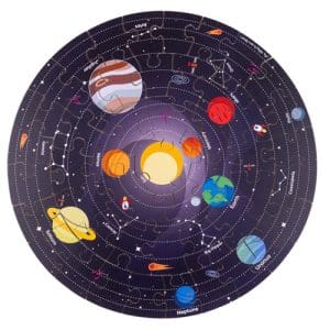 Space Explorer Circular Floor Puzzle