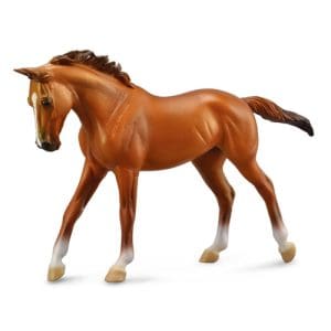 Thoroughbred Mare Chestnut Deluxe 1:12 Scale