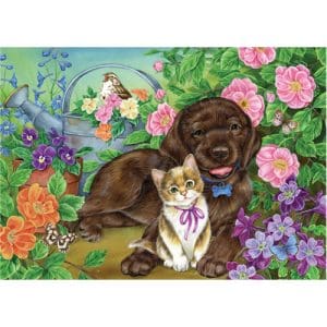 Calico and Chocolate 35 Piece Tray