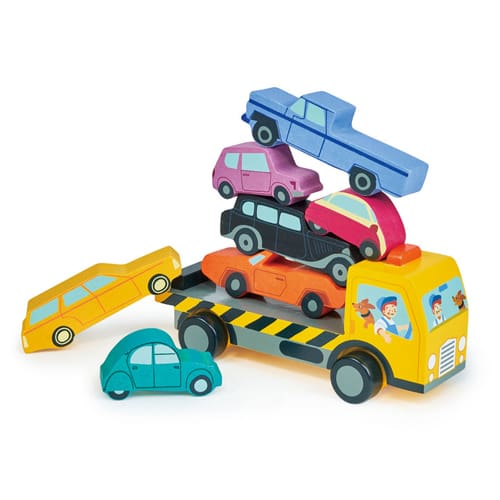 Tree Leaf Toys: Stacking Cars
