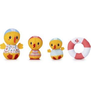 3 Bath Ducks Learning To Swim