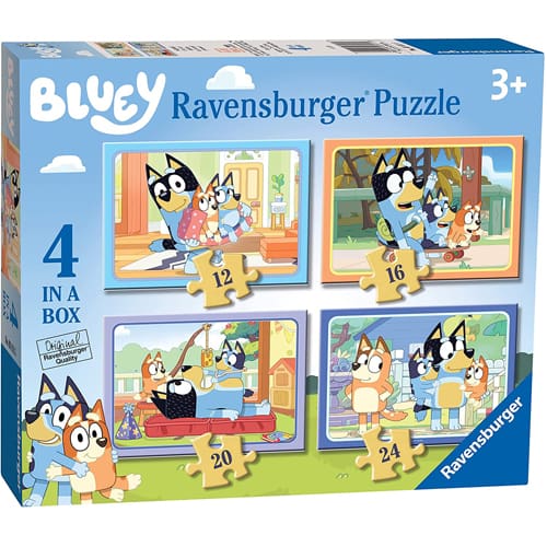 *B Grade* Bluey 4 in a Box Puzzle *B Grade* Bluey 4 in a Box Puzzle