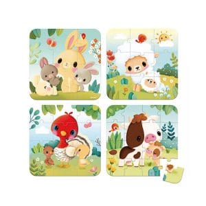 Farm - Animal Progressive Puzzles
