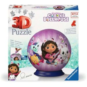 Gabby's Dollhouse 3D Puzzle Ball, 72pc