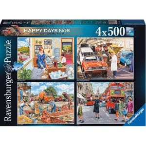 Happy Days No 6, Work Day Memories 4x 500pc