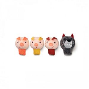 Louis The Wolf And The 3 Little Pigs Fingerpuppets