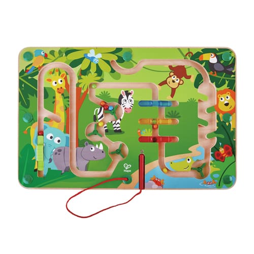 Magnetic Wooden Maze: In the Jungle [CDU of 4 @ £9 Each