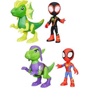 Spidey and His Amazing Friends - Hero Dino Webs Figigure Assorted - (One Supplied)