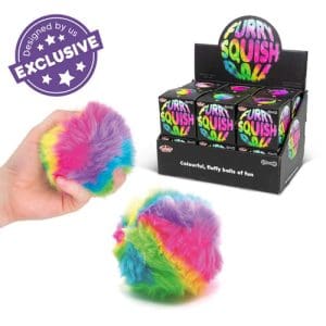 Furry Squish Ball - 6cm