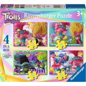 Trolls 3 Movie, 4 in a Box