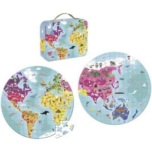 World Both Side Rounded Puzzle - 208 Pcs