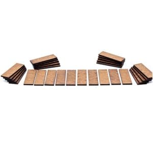 GF9 Econo Bases 25x75mm (x20)