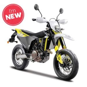 1:18 Motorbike 2023 Husqvarna Husky 701 Supermoto