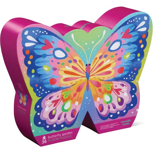 36-Pc Puzzle/Butterfly Garden (Foil Stamped)