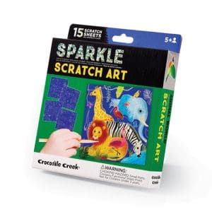Animal World Scratch Art