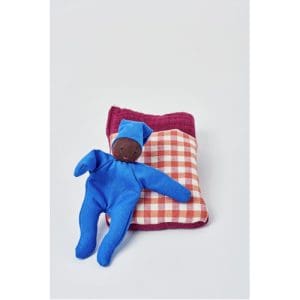 BABY with sleeping bag red check