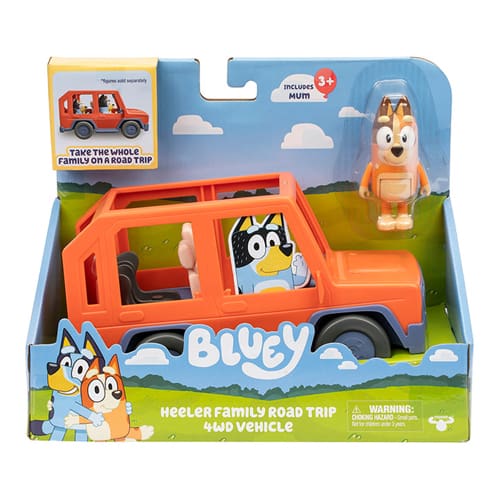 Bluey S11 Heeler Family Road Trip - 4WD Vehicle