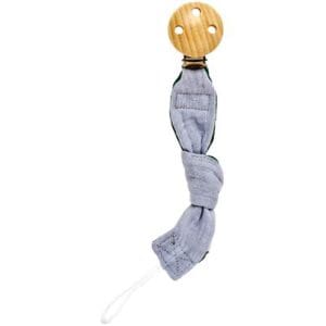 CLAM Pacifier Chain light blue/emerald