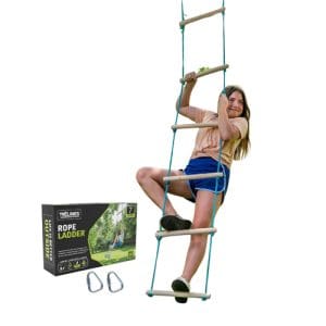 Climbing rope ladder