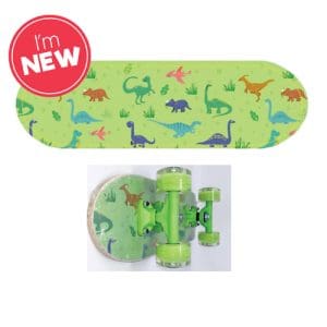 Dinosaur Skateboard With Flashing Wheels 17Inch