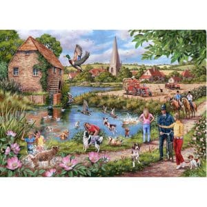 Doggy Paddle 1000 Piece Puzzle