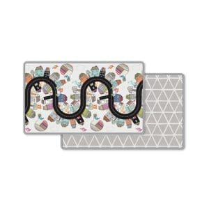 Double Reversible Playmat- Vibrant Village