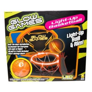 Glow Games Light-Up Basketball Set