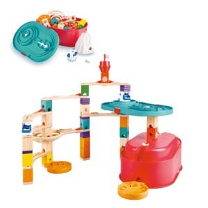 Hape: Quadrilla Stack Track Bucket Set