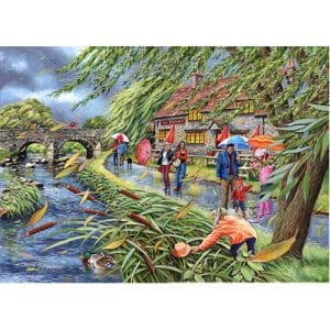 Wind at the Willows 1000 Piece Puzzle