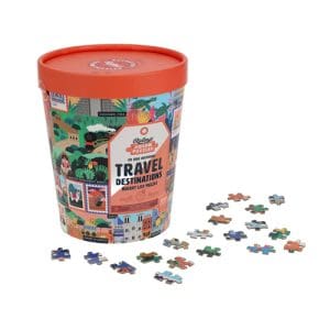 50 Awe-Inspiring Travel Destinations Bucket List 1000-Piece Puzzle